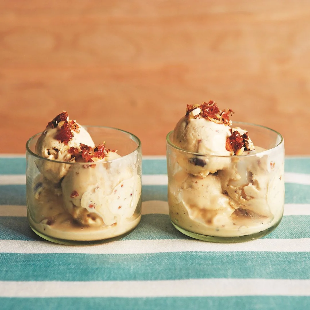 White Miso Ice Cream With Hazelnut Praline Recipe — Miso Tasty